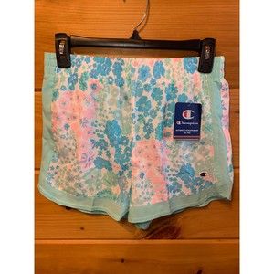 Floral Champion Girls Athletic Shorts Size XL NWT